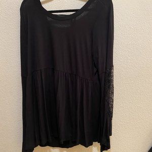 Torrid Bell Sleeve Baby Doll Top - NWOT 2x